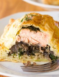 Coulibiac of Salmon Recipe | ASpicyPerspective.com #holiday