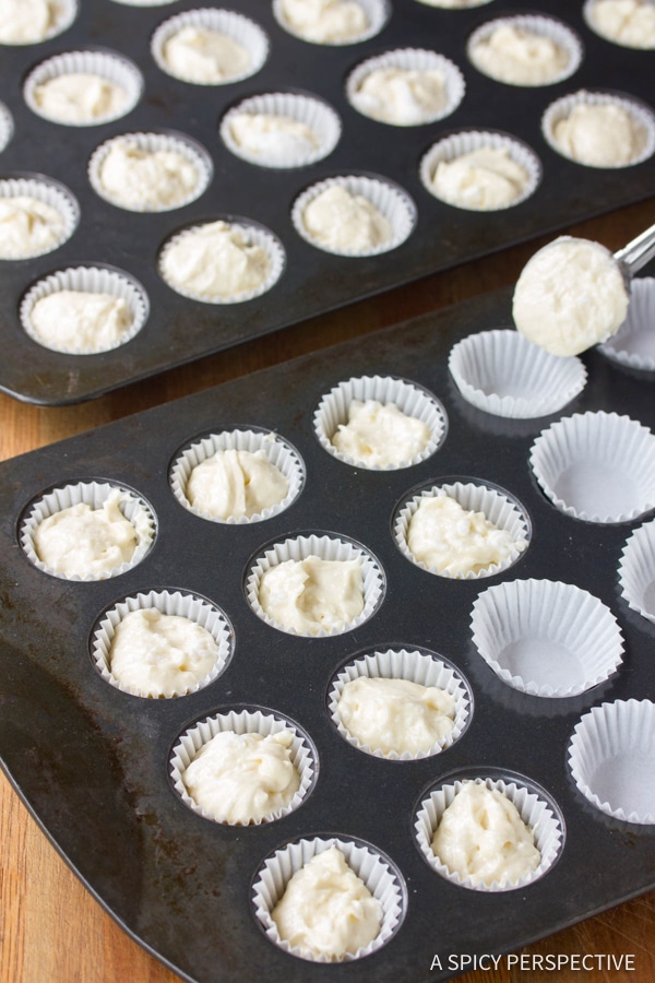 Making Coconut Nutella Cupcakes Recipe | ASpicyPerspective.com
