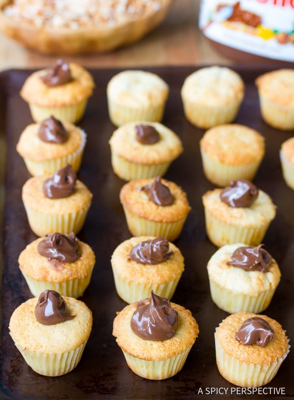 How To: Coconut Nutella Cupcakes Recipe | ASpicyPerspective.com