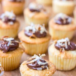 Coconut Nutella Cupcakes Recipe | ASpicyPerspective.com