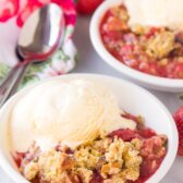 Fresh Strawberry Crumble  with Pistachios  - 42