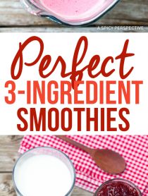 Perfect 3-Ingredient Simple Strawberry Smoothies Recipe