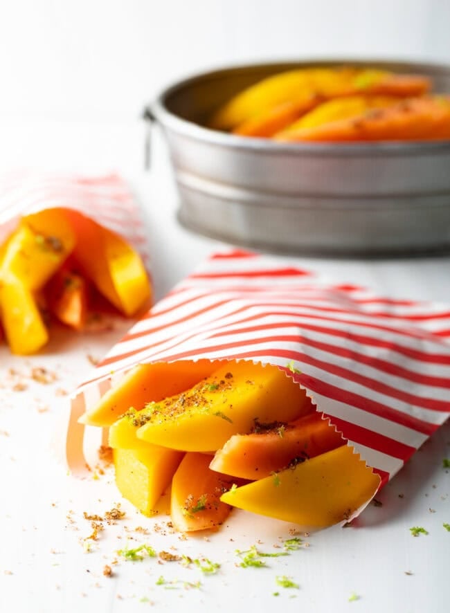 Chile Lime Mango and Papaya