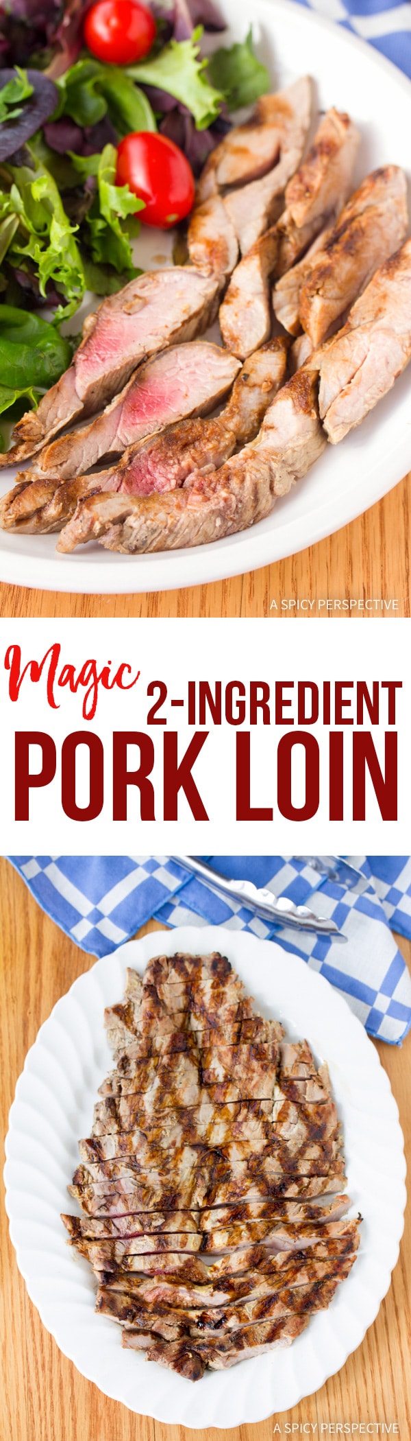 Must Try! Magic 2-Ingredient Grilled Pork Tenderloin #lowcarb #healthy
