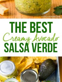The Best Creamy Avocado Salsa Verde Recipe Ever!