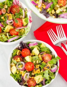 Grilled Corn Salad with Smokey Vinaigrette Recipe