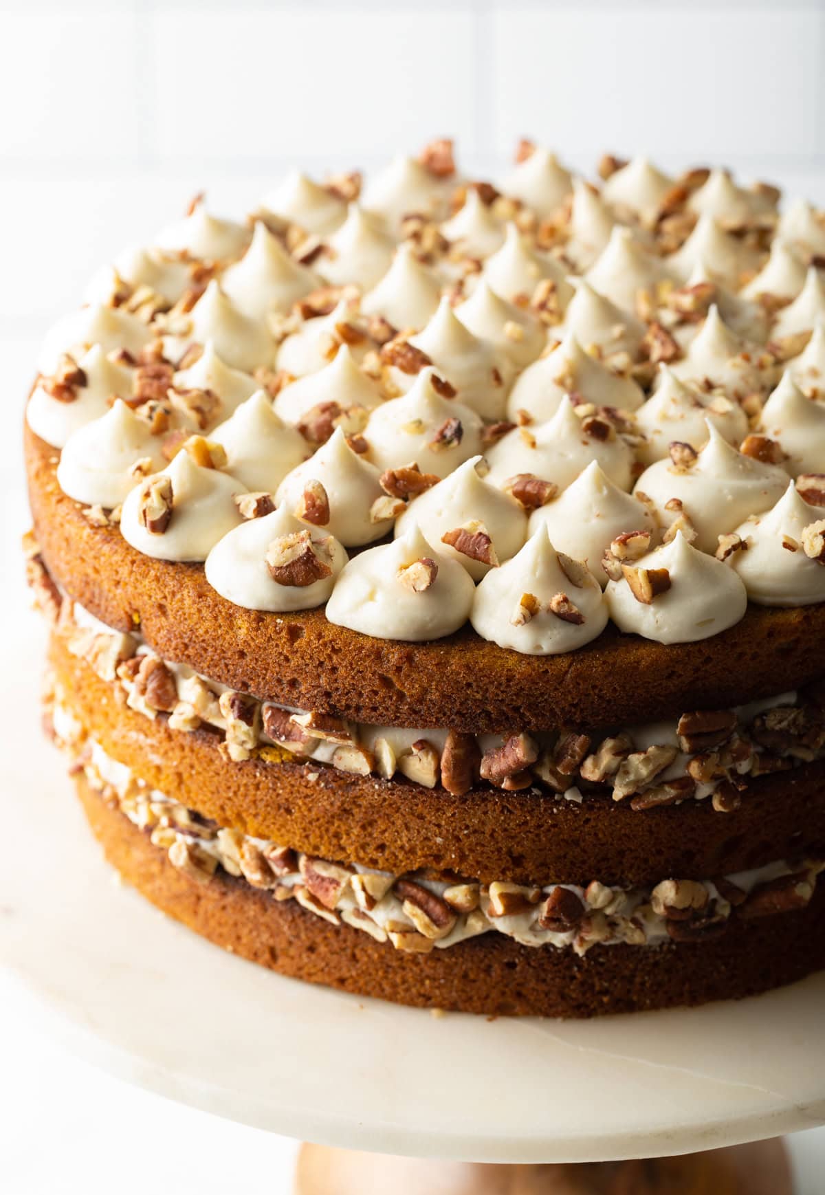 Pumpkin Spice Cake with Maple Frosting - A Spicy Perspective