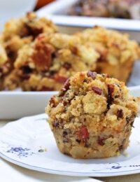 Stuffing Muffins with Apple and Pancetta