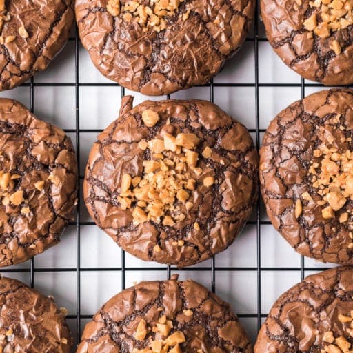 Brownie Cookies with Toffee Bits A Spicy Perspective