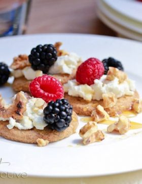 Goat Cheese Walnut Berry Bites