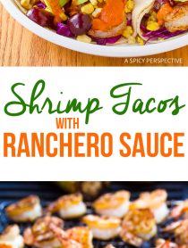 Zesty Shrimp Tacos Recipe with Ranchero Sauce