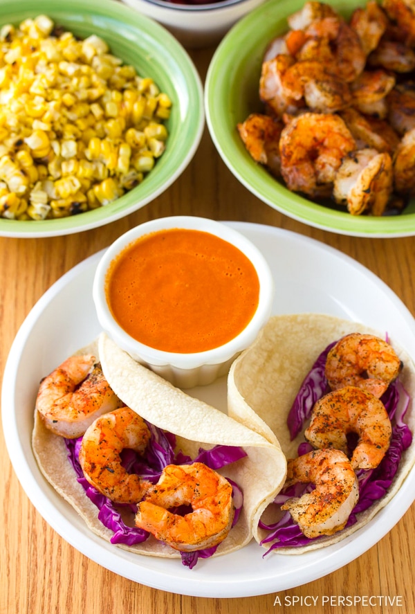 How To: Shrimp Tacos Recipe with Ranchero Sauce