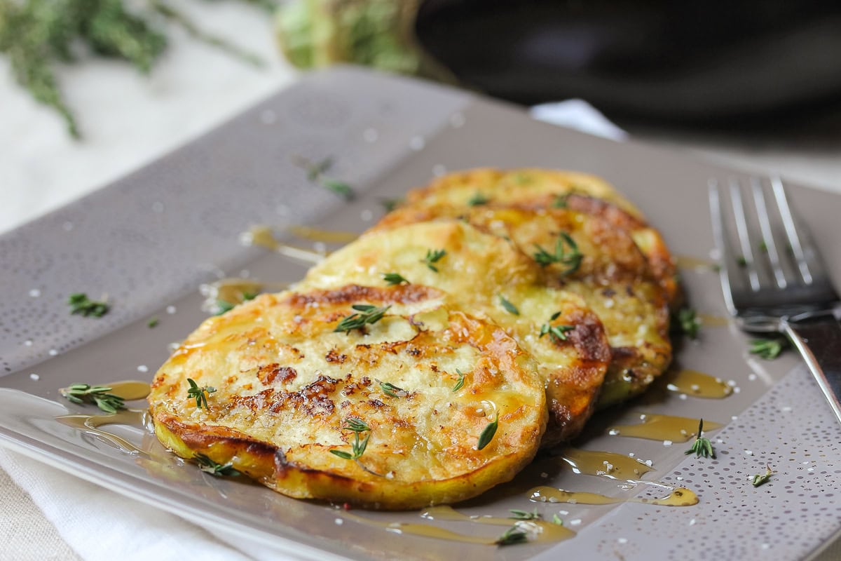 Saut ed Eggplant with Honey Recipe - 2