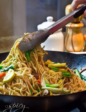 Chinese Lo Mein | ASpicyPerspective.com