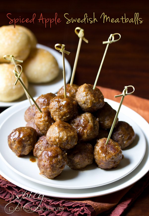 spiced apple swedish meatballs recipe