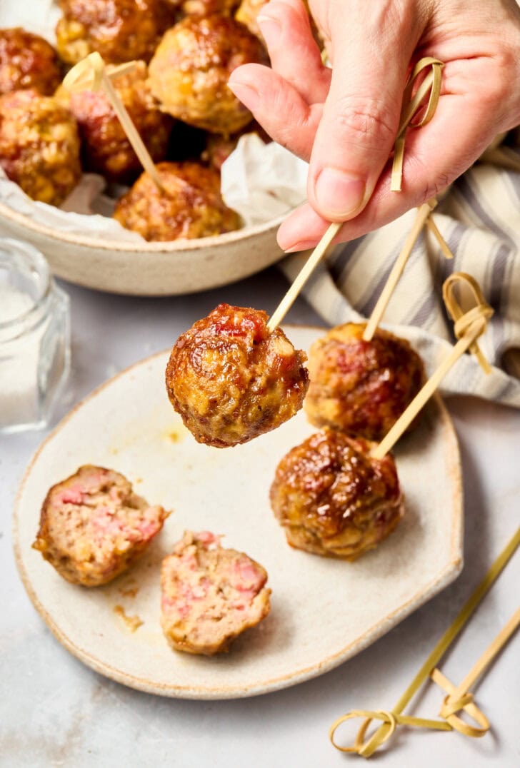 Apple Butter Meatballs - 57