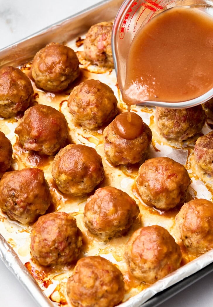 Apple Butter Meatballs - 86