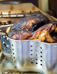 Learn How to Safely Fry a Turkey | ASpicyPerspective.com #thanksgiving #turkey