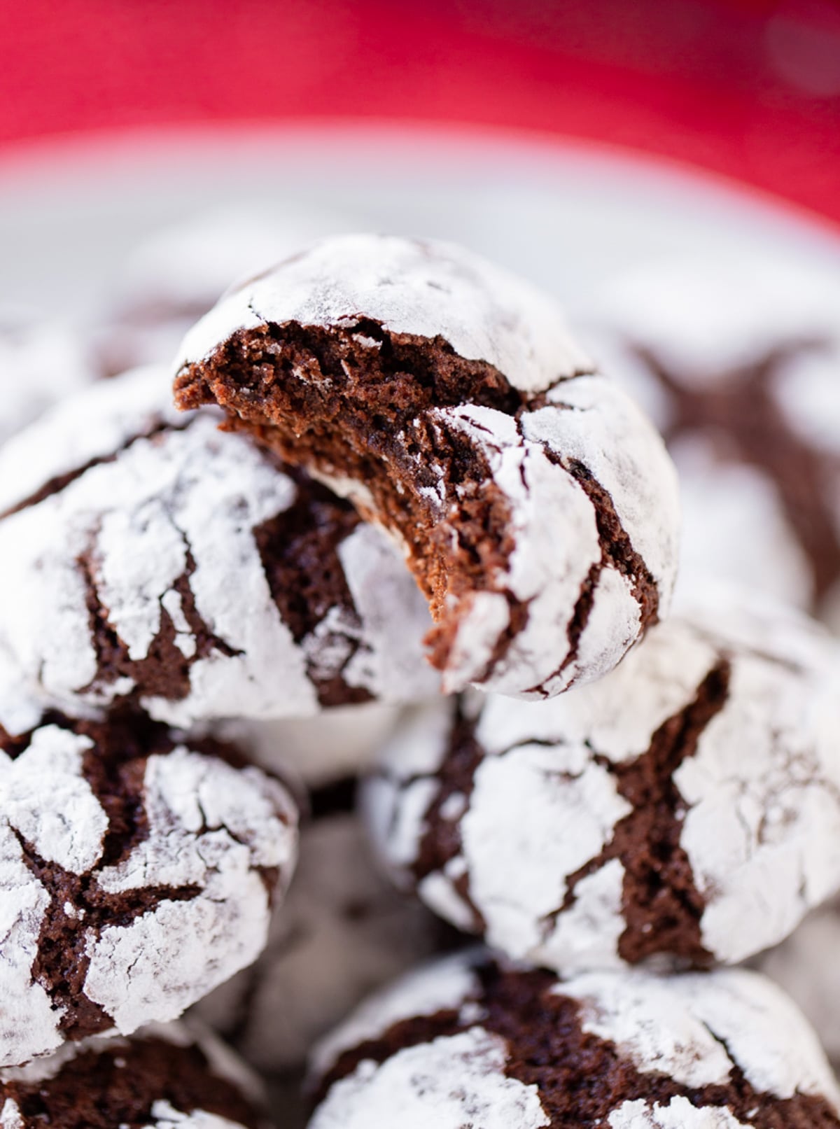 Soft Mexican Chocolate Crinkle Cookies Recipe #ASpicyPerspective #holidays #Christmas