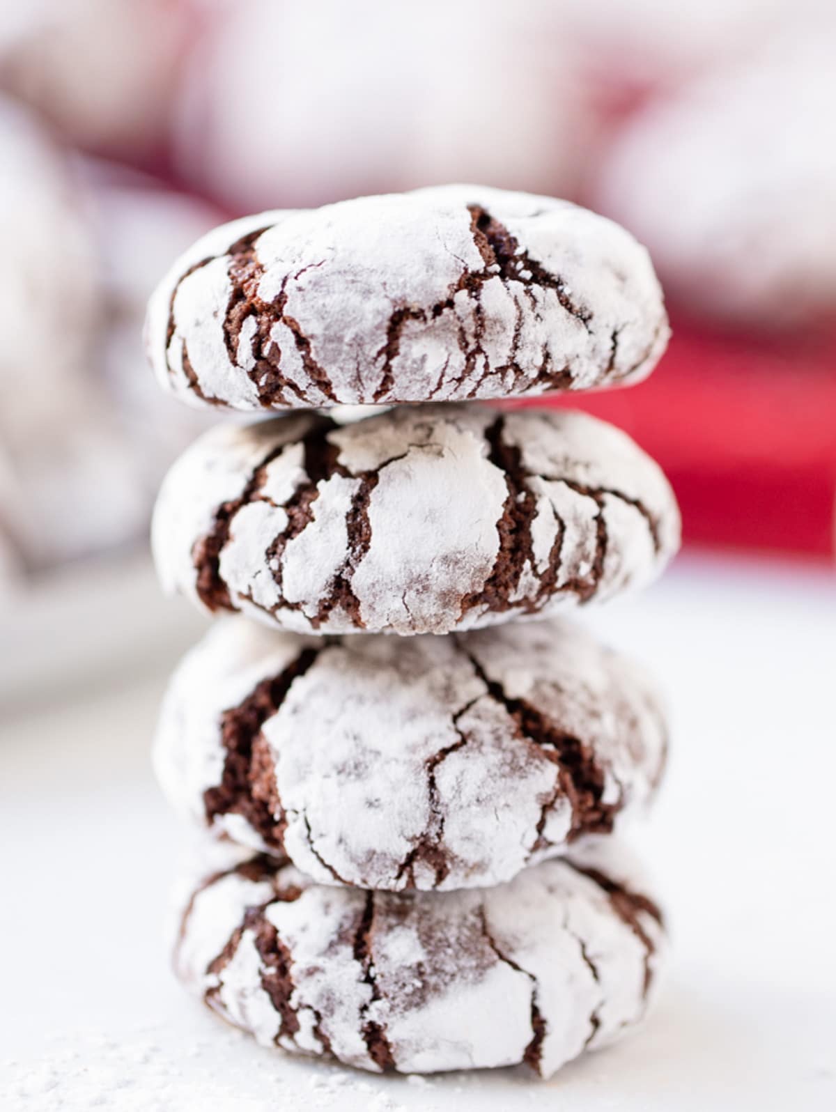 Mexican Chocolate Crinkle Cookies Recipe #ASpicyPerspective #holidays #Christmas