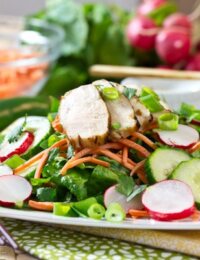 Vietnamese Salad ~ Banh Mi Style | A Spicy Perspective #healthy #salad #vietnamese