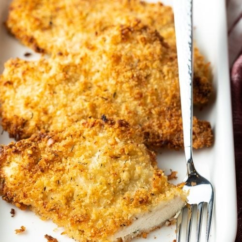 Baked Chicken Cutlets (Oven Fried!) + VIDEO A Spicy Perspective