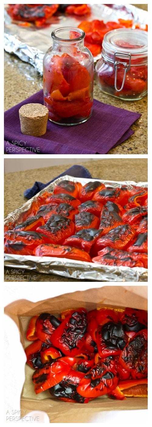 How to Roast Red Peppers (Roasted Red Peppers) #howto #redpepper