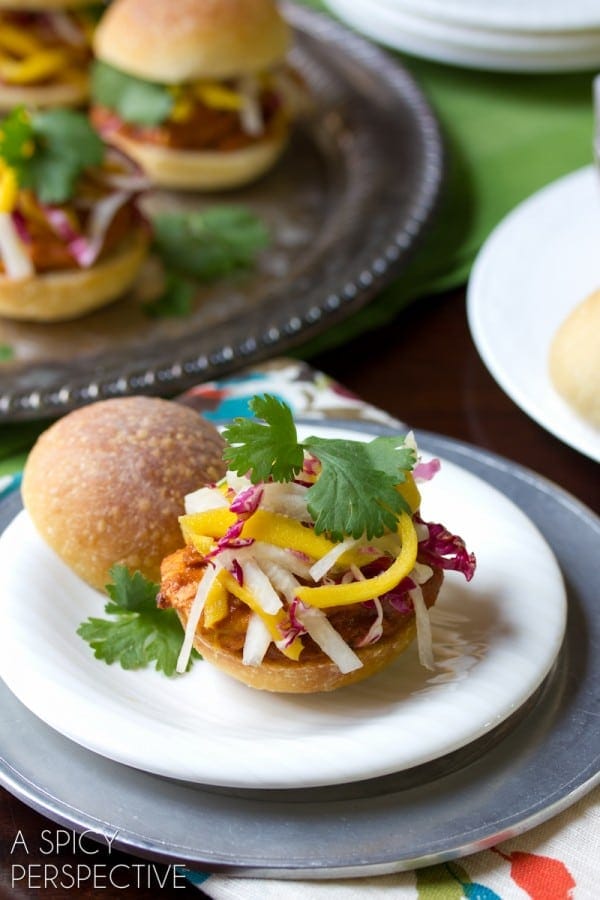 Butter Chicken Sliders