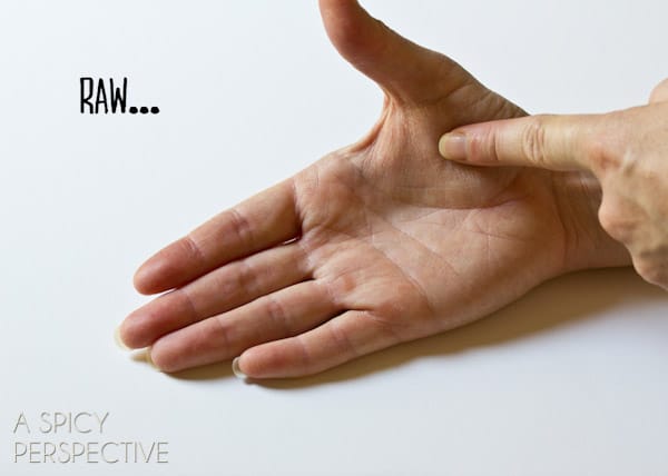 The Finger Test: An Easy Way to Check the Internal Temperature | ASpicyPerspective.com #howto #meat #cookingtips