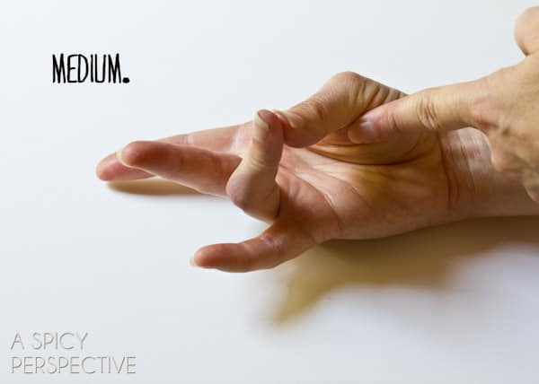 Try the Finger Test: An Easy Way to Check the Internal Temperature | ASpicyPerspective.com #howto #meat #cookingtips