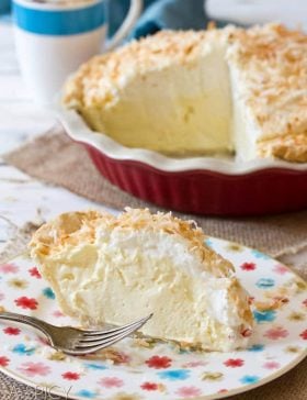 Coconut Cream Pie #ASpicyPerspective #CoconutCream #CoconutCreamPie #CoconutCreamPieRecipe #Coconut #Cream #Pie #Summer #Dessert