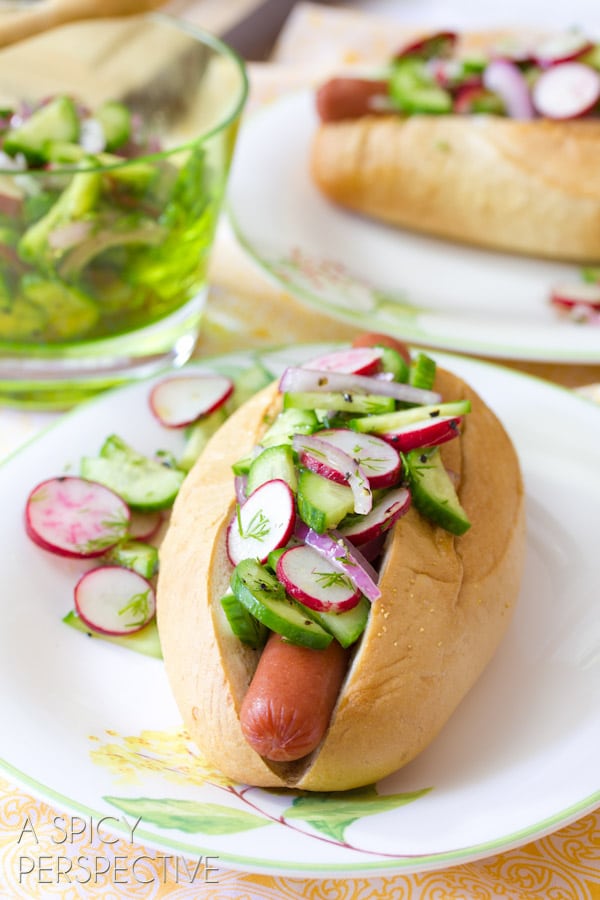 "Garden" Hot Dog Recipe Best Hot Dogs