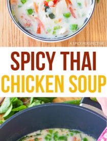 Healthy Spicy Thai Chicken Soup Recipe