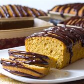 Pumpkin Pound Cake with Chocolate Ganache - 88