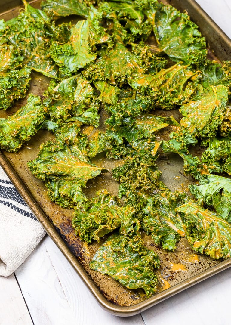 Baked Kale Chips Recipe + VIDEO A Spicy Perspective