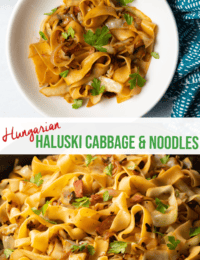 Hungarian Haluski  Cabbage and Noodles Recipe  - 22