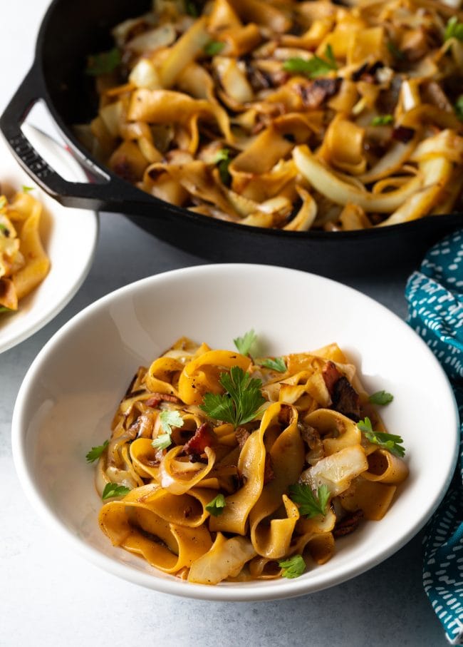 Hungarian Haluski  Cabbage and Noodles Recipe  - 64