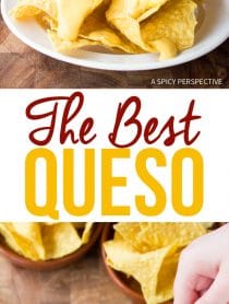 The BEST Queso (Cheese Sauce) Recipe