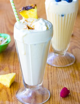 Fresh Pineapple Milkshake Recipe