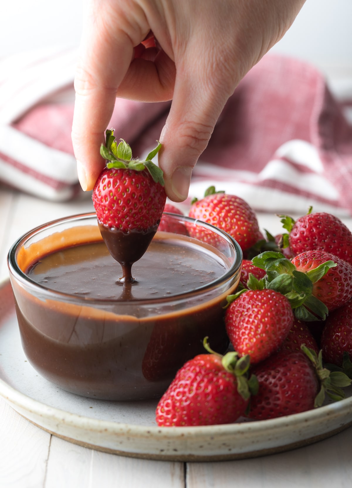 The Best Chocolate Fondue Recipe! #fondue #chocolate