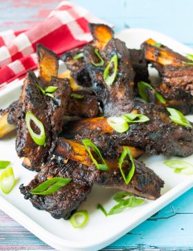 Fabulous Asian Beef Ribs Recipe on ASpicyPerspective.com #ribs #grilling #summer #AppleButterSpin