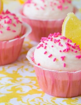 Pink Lemonade Cupcakes