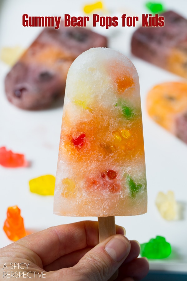 Popsicles #ASpicyPerspective #GummyBearPopsicles #GummyBears #Popsicles #Summer 