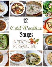 12 Cold Weather Soups to warm you up #soup #fall #thebest