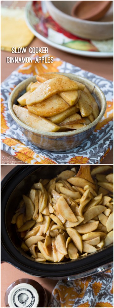slow cooker cinnamon apples
