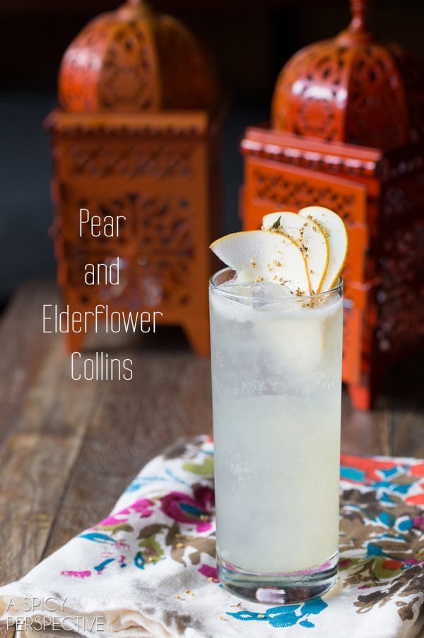 pear and elderflower collins