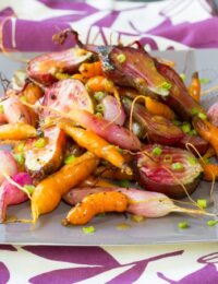 Roasted Root Vegetables with Miso Glaze