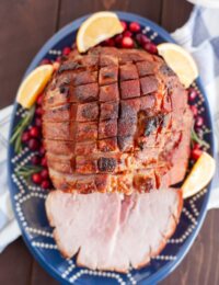 Holiday Baked Ham with Brown Sugar Glaze