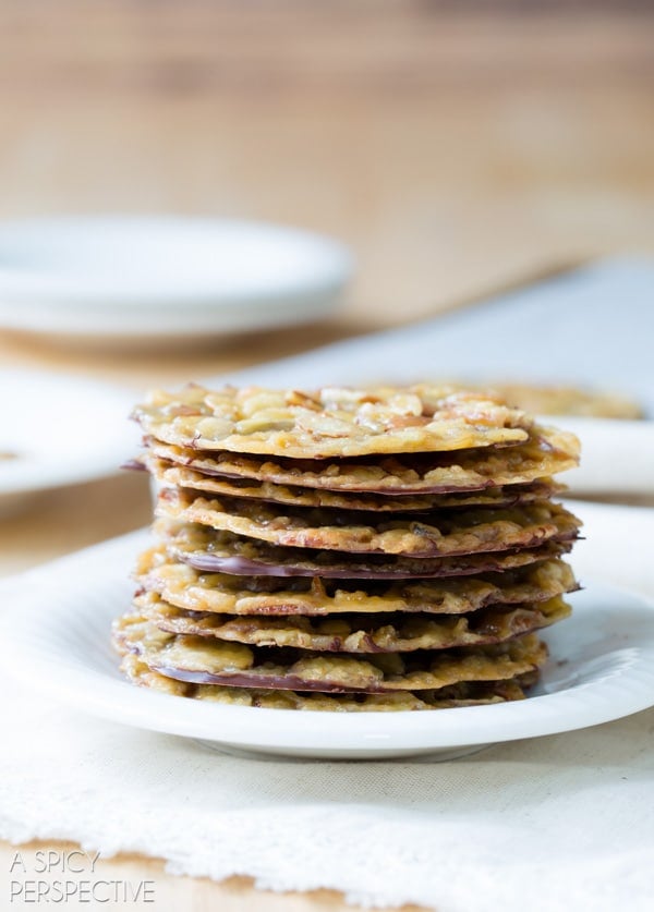 Chocolate Dipped Lace Cookies A Spicy Perspective