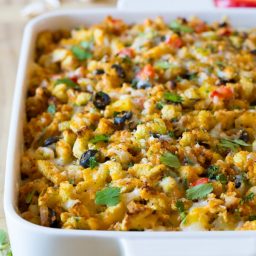 Southwest Cornbread Stuffing #holiday #thanksgiving #mexican